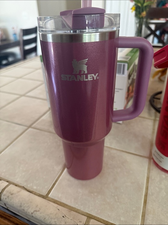 Stanley Other - Stanley Metallic Plum Travel Tumbler with Handle